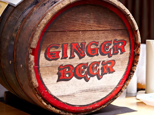 Homemade ginger beer
