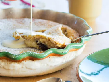 Prune & vanilla clafoutis