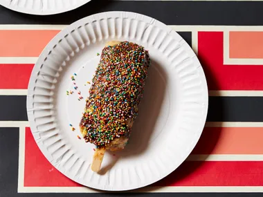 Deep-fried ice creams