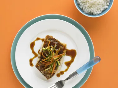 snapper with ginger and soy