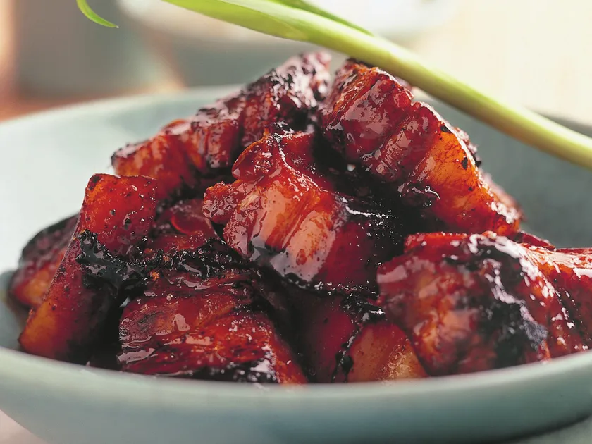 Barbecued pork spare ribs