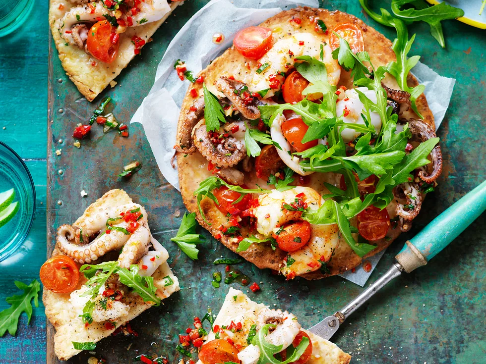 Wholegrain pizza marinara