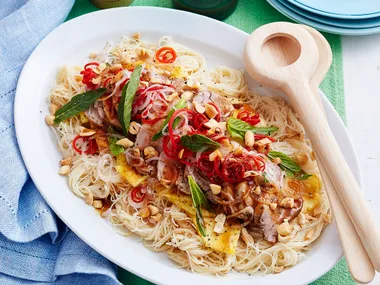 Pork and pineapple salad