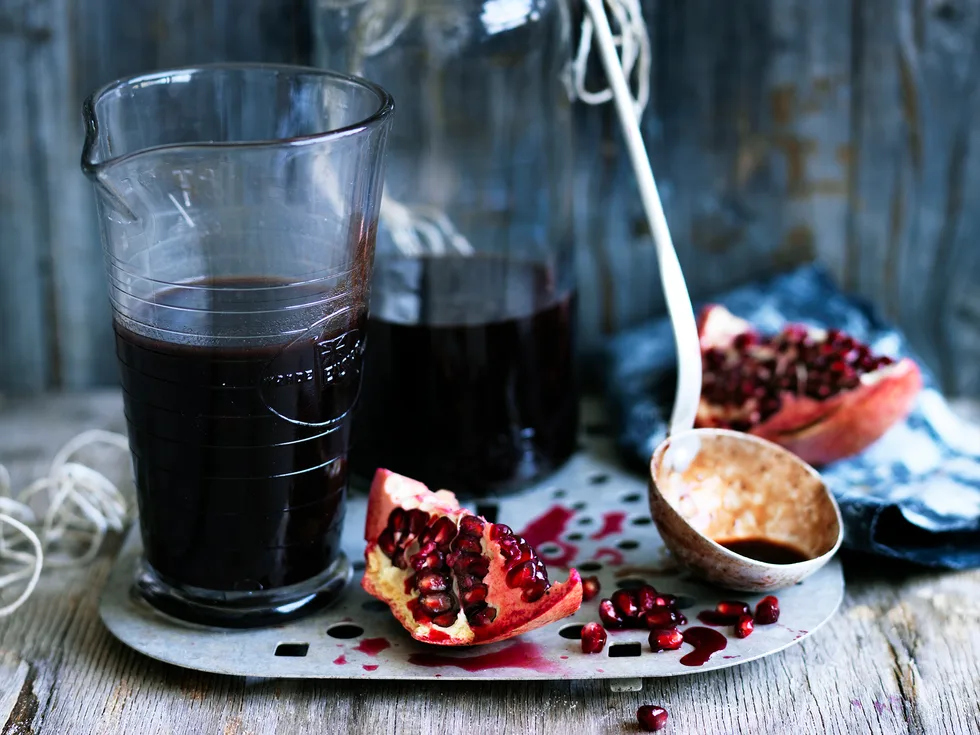 Date and rose pomegranate molasses