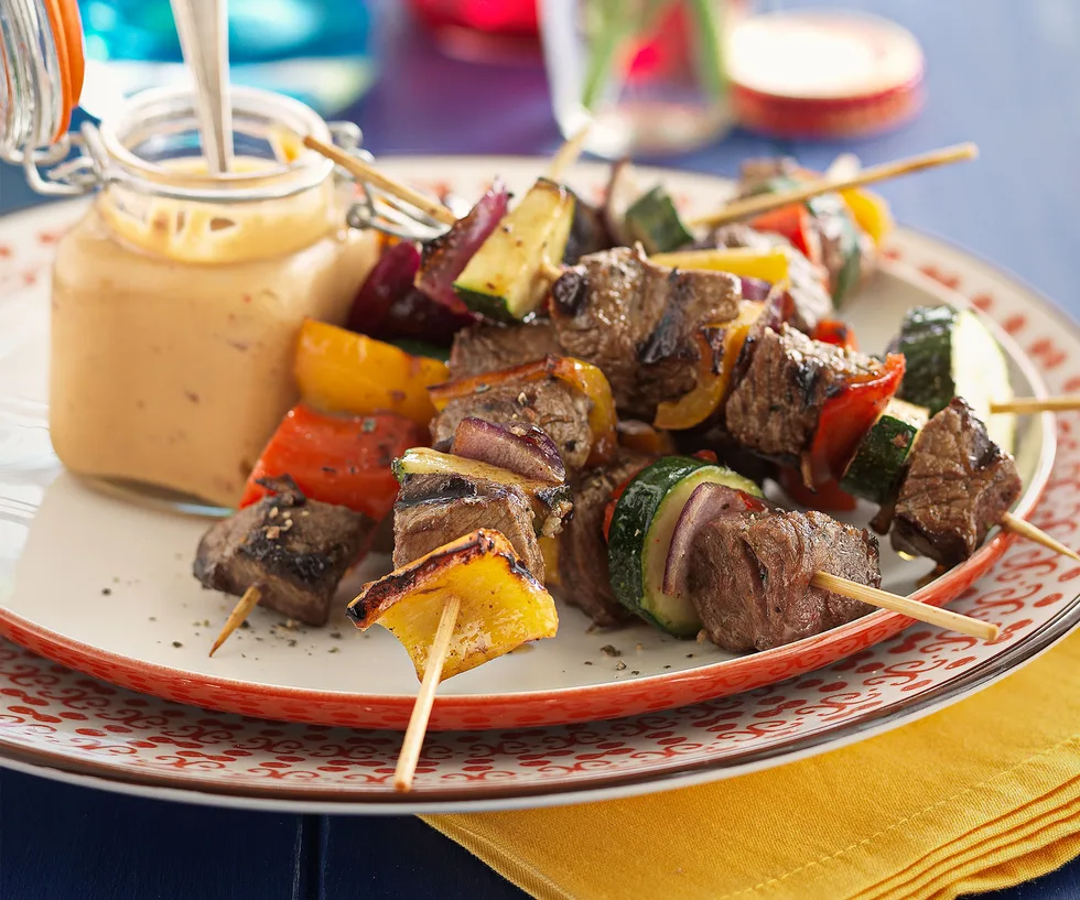 Beef skewers