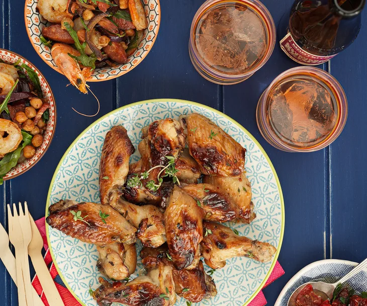 Lemon honey chicken nibbles