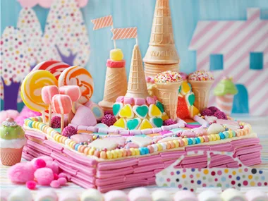 Candy land cake