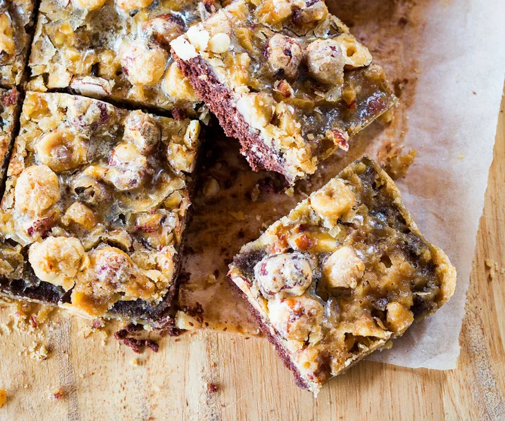 Chocolate & hazelnut slice