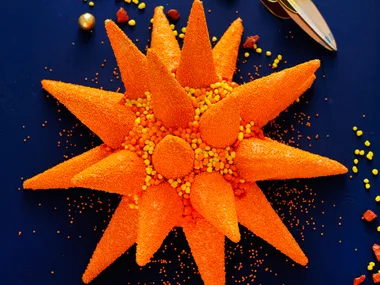 Star burst cake