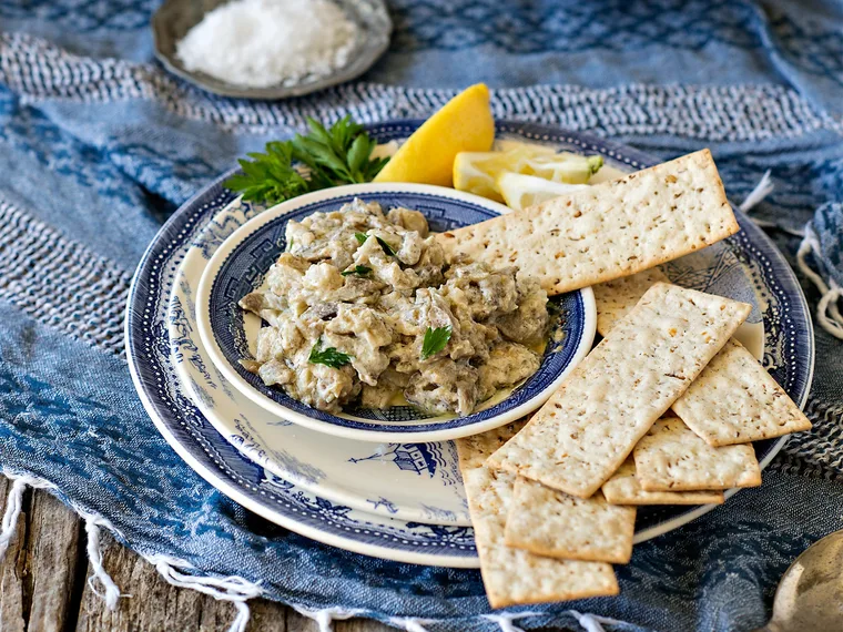 Roasted aubergine dip