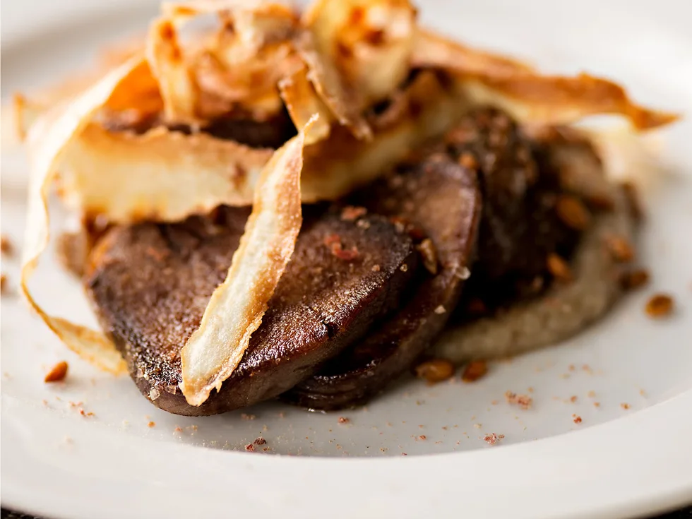 Smoked ox tongue