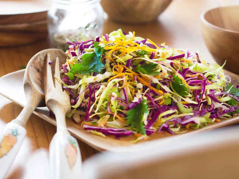 Colourful coleslaw recipe