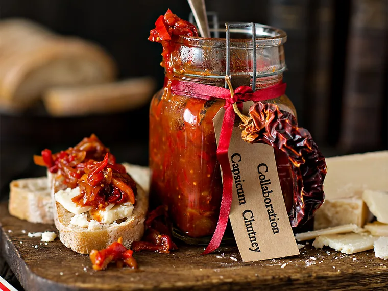 Capsicum Christmas chutney recipe
