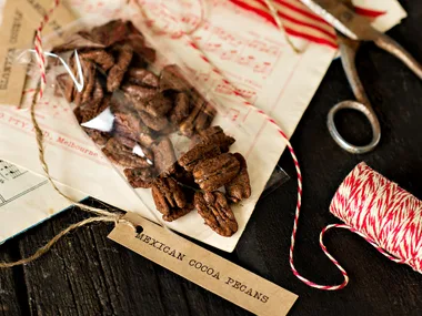 Mexican cocoa pecans recipe