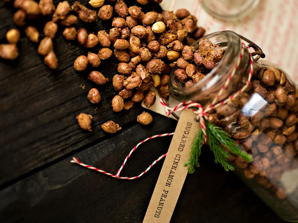 Sugared cinnamon peanuts recipe