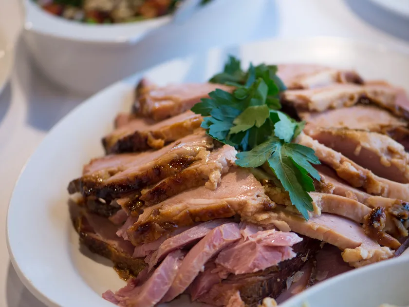Julie Goodwin's pineapple glazed ham