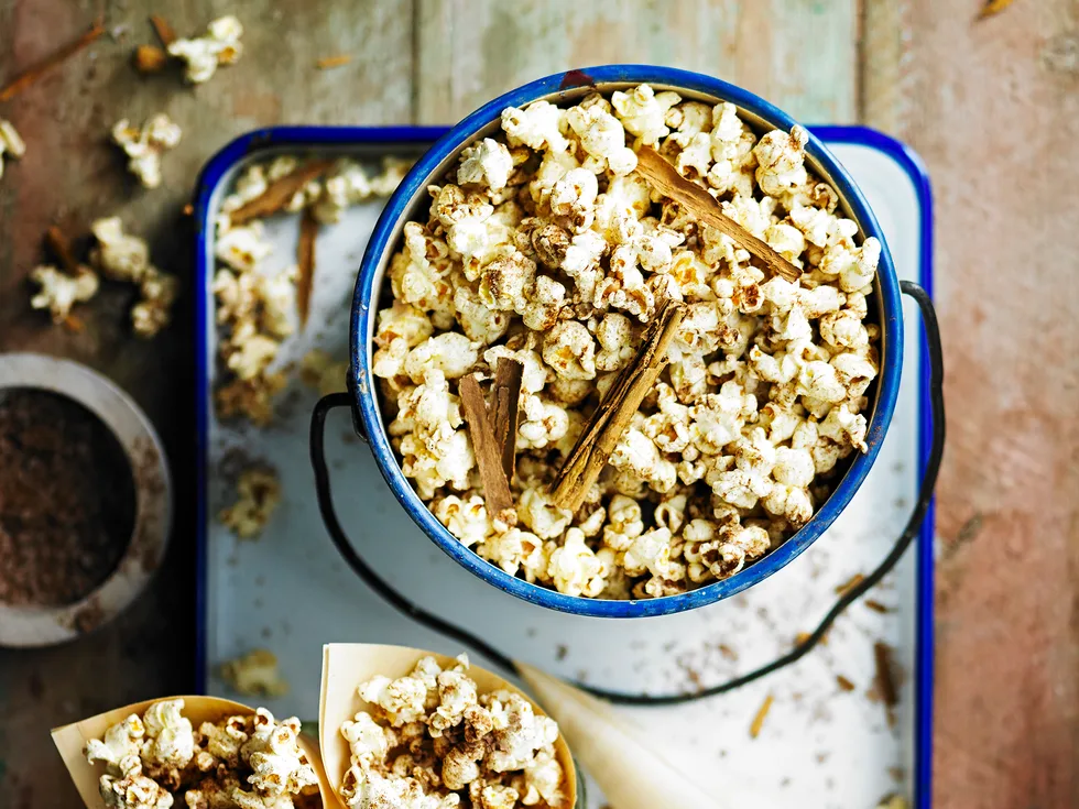 Chai-spiced popcorn