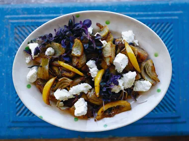 Fennel with goat’s curd