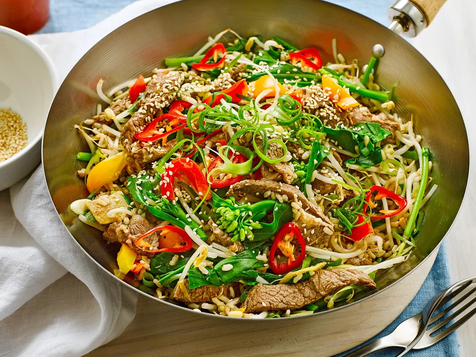 Five-spice beef fried rice
