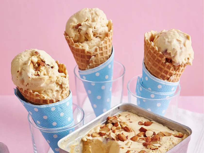 Dulce de leche ice cream