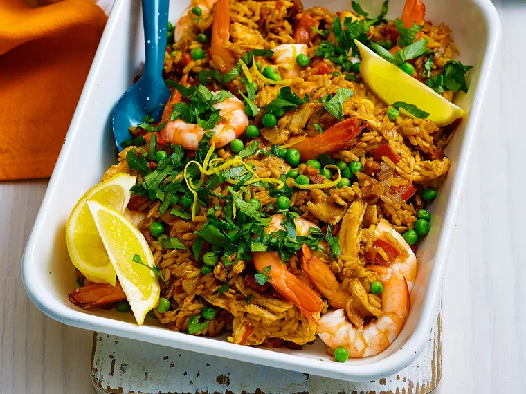 Chicken & vegetable paella