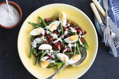 Spicy chorizo & green beans