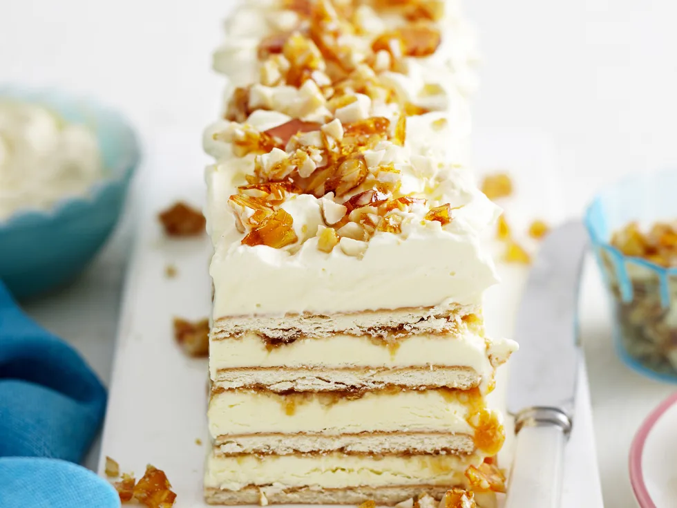 Praline biscotten torte