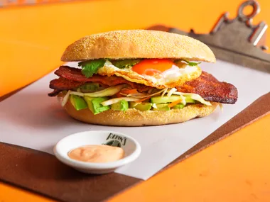 Breakfast banh mi