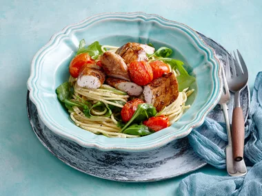 Balsamic chicken with roasted tomatoes