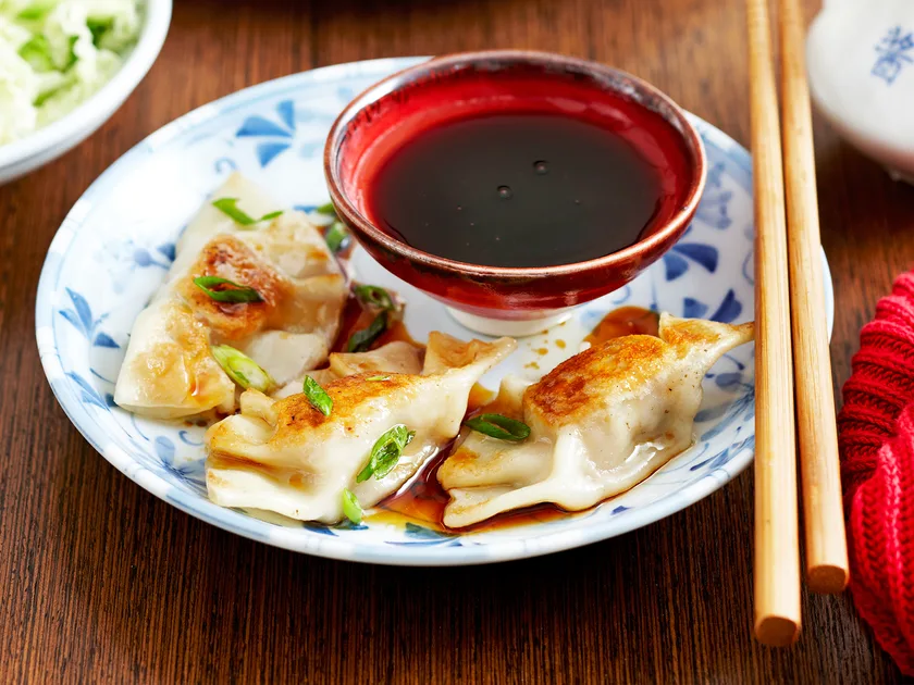 Pork and cabbage gyoza