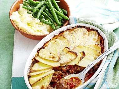 Sunday lamb roast and mint pie