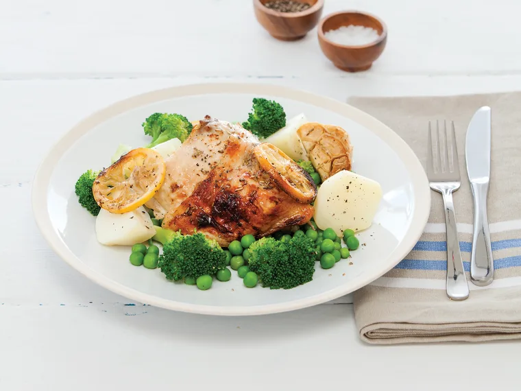 Lemon and thyme roast chicken