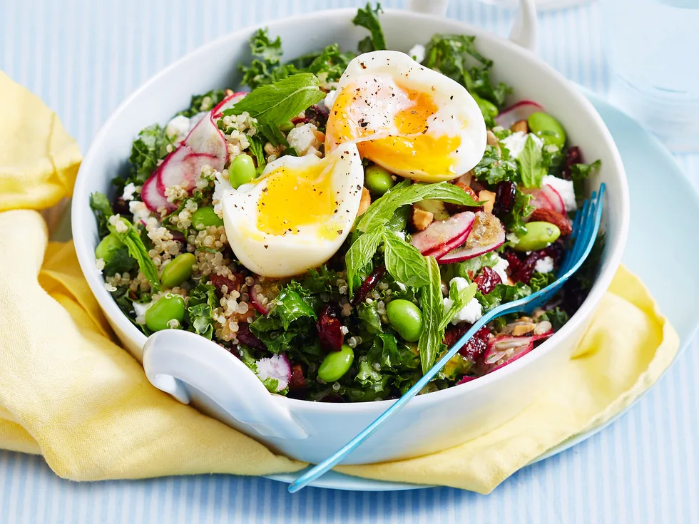 Healthy breakfast salad