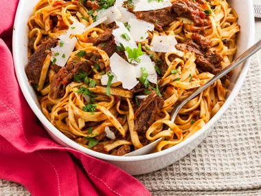 Beef ragu linguine