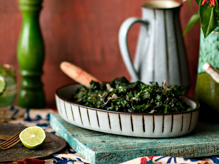 Saut&eacute;ed silverbeet