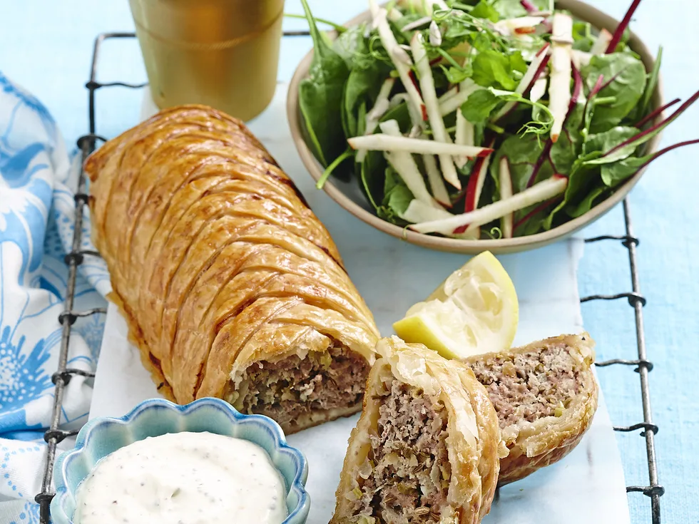 Pork and apple sausage roll