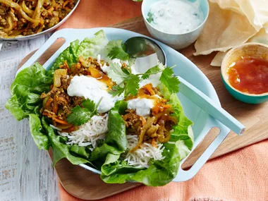 Indian beef curry cups