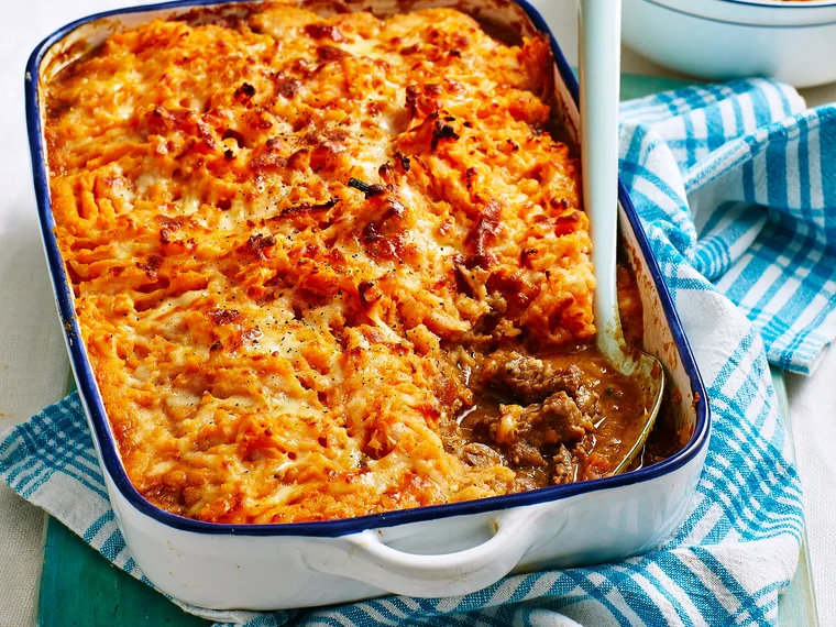 Lamb and lentil shepherd’s pie