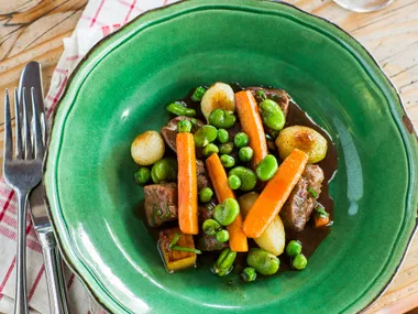 Lamb navarin with autumn vegetables