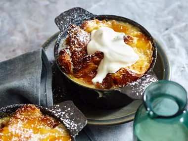 Marmalade croissant puddings