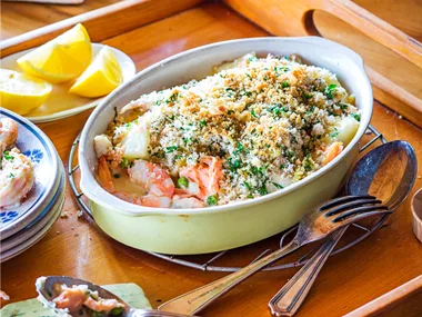 Family fish dish