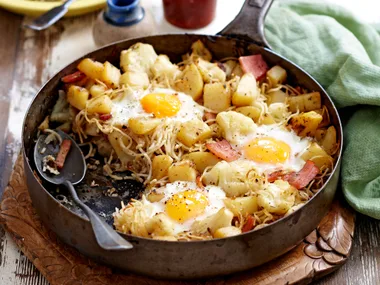Potato and cauliflower hash