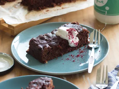 Rich chocolate and beetroot cake
