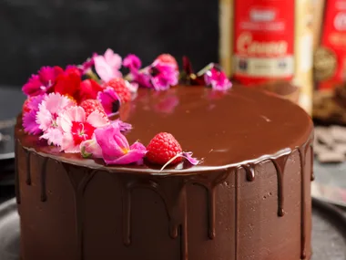 Chocolate drizzle cake