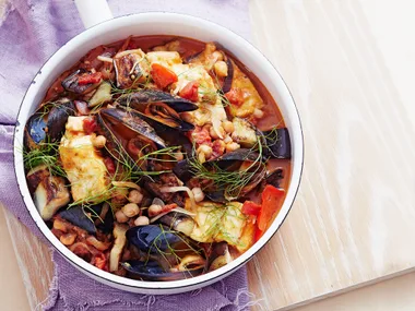 Moroccan fish tagine