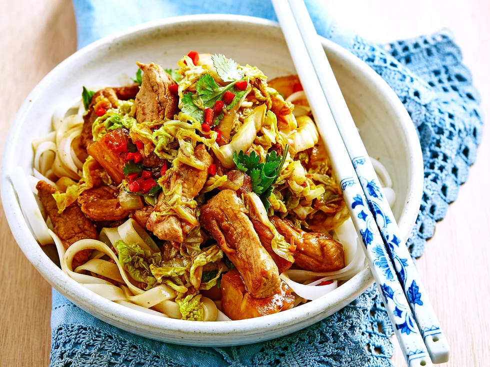 Easy pork and pineapple stir-fry