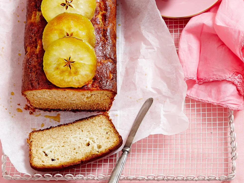 Spiced apple honey teacake
