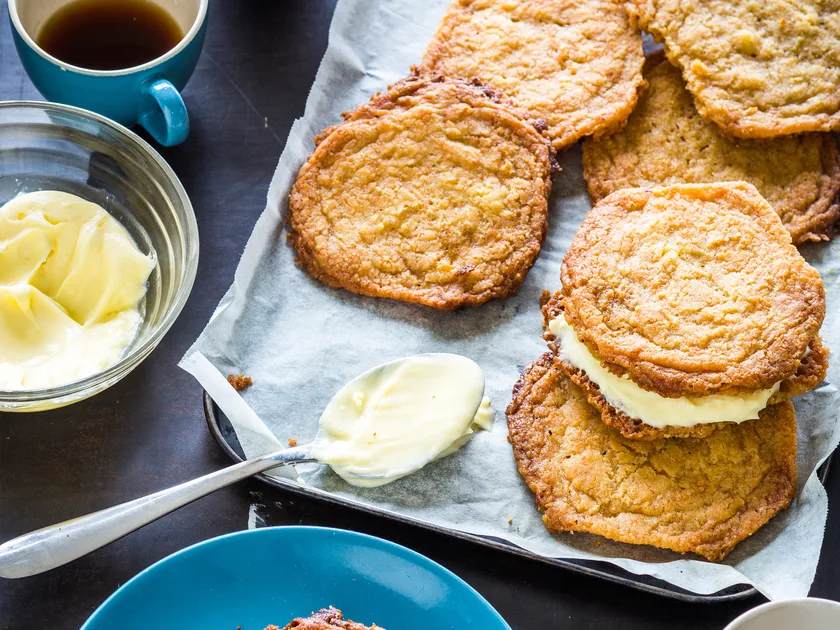 Italian lemon biscuits with mascarpone filling recipe