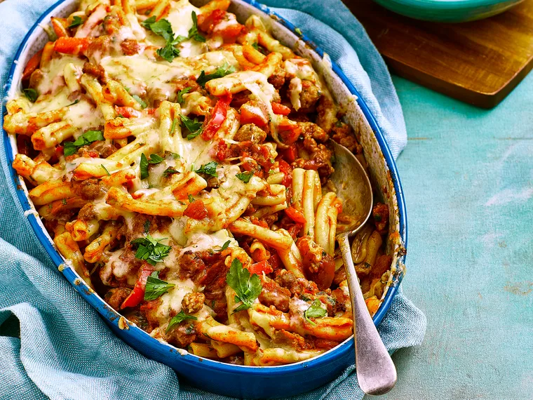 Pork and fennel ragu bake