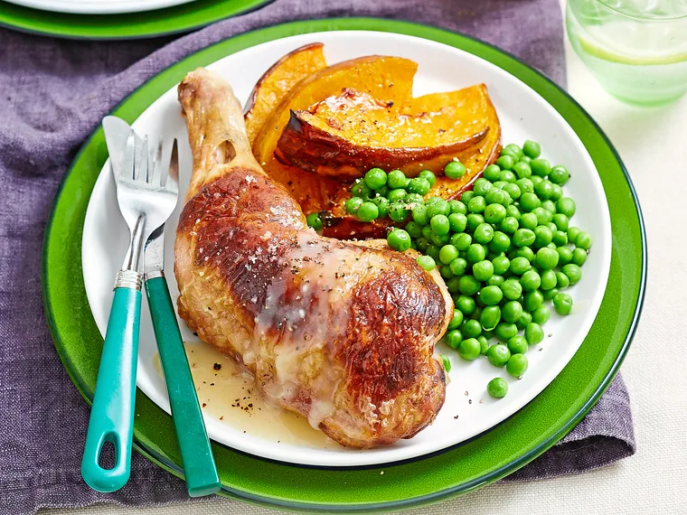 Cheat&rsquo;s roast chicken and gravy
